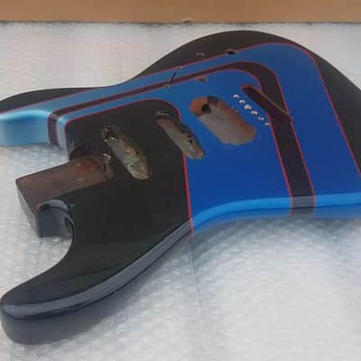 1981 CHARVEL SAN DIMAS BODY with HOT ROD GRAPHICS - made in USA - PRE PRODUCTION image 4