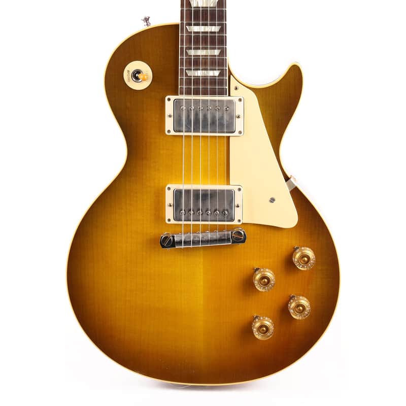 Gibson Custom Shop 1954 Les Paul Reissue with Humbuckers Green Lemon VOS image 1