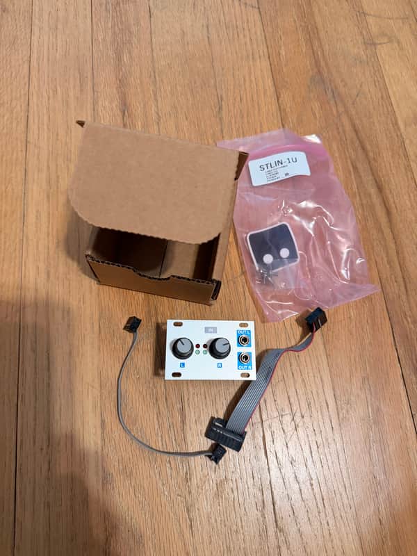 Intellijel Stereo Line In 1U Line Input Eurorack Synth Module 2020 - Present - White image 1