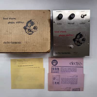 Electro Harmonix Bad Stone V1 Phase Shifter Vintage 1970s Guitar Effect Pedal image 1
