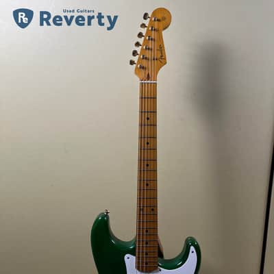 Fender Japan ST57-65G '57 Stratocaster Charcoal Green Burst Made in Japan 1993 image 18