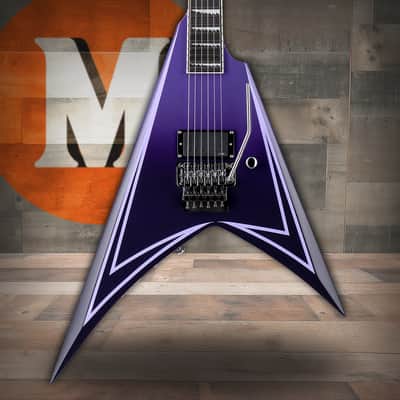 ESP LTD Alexi Hexed Sawtooth - Purple Fade w/ Pinstripes (LALEXIHEXED) image 1
