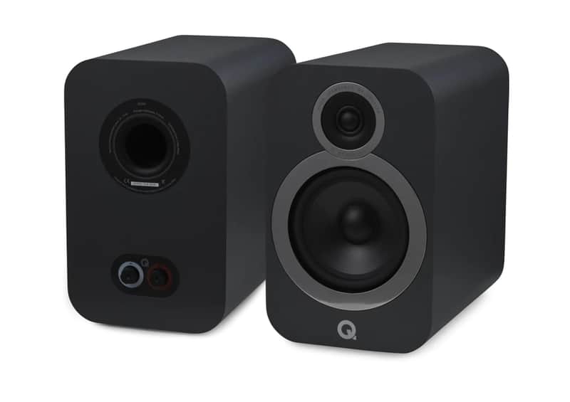 Q Acoustics QA3536 Q 3030i SPEAKER CARBON BLACK PAIR image 1