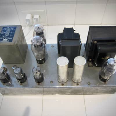 Western Electric Tube Mono Power Amp (2) 6L6's Circa-1950s-Chrome Chassis image 7