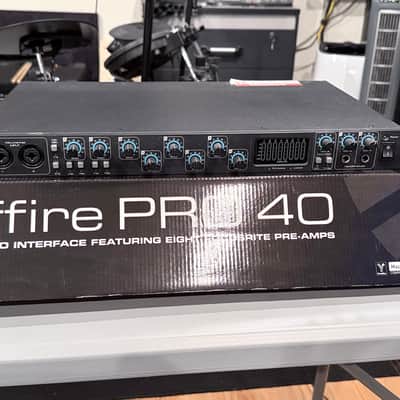 Focusrite Saffire Pro 40 Firewire Audio Interface 2010s - Black image 5