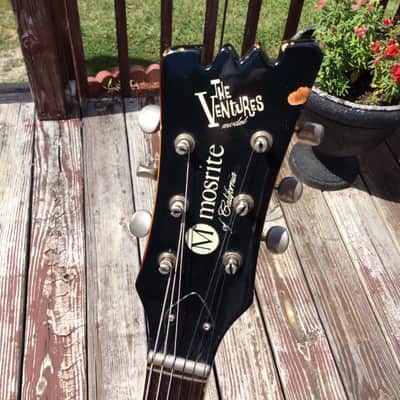 1966 Mosrite Ventures Model MK 1 Sunburst vintage with original case image 14