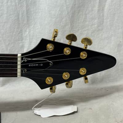 Epiphone '58 1958 Korina Flying V Guitar 2004 - Black image 6