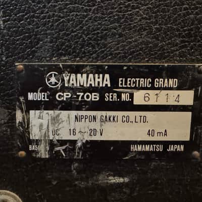 Yamaha CP-70B Electric Grand Piano 1980s - Black image 10