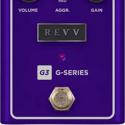 Revv Amplification G3 V2 Distortion Pedal (Purple) image 1