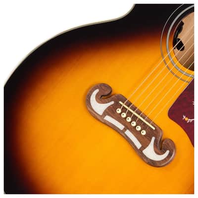 Epiphone J-200 Studio Electro Acoustic Guitar; Vintage Sunburst image 4