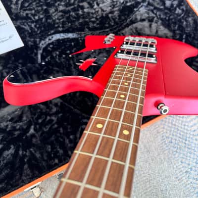 Mike Lull Jeff Ament Signature JAXT4 2015 Pearl Jam Satin Cardinal Red image 7