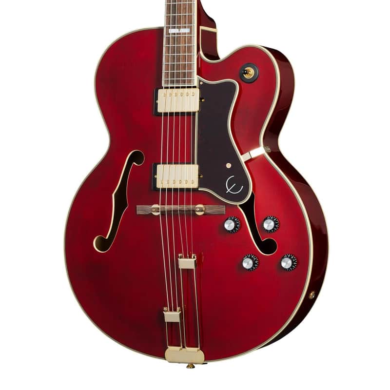 Epiphone Broadway Hollowbody Guitar w/ Gig Bag - Wine Red image 1
