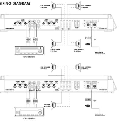 Nakamichi - NGXA80.4 - 2000-Watt Max 4-Channel Bridgeable Class AB Amplifier image 3