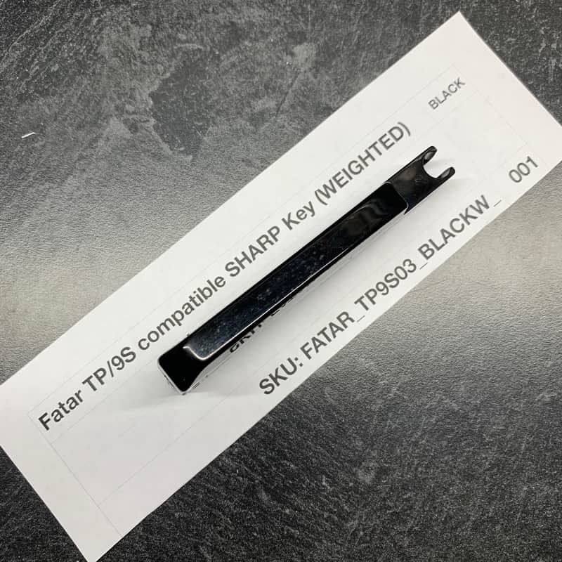 Fatar Replacement Weighted SHARP/BLACK Key (TP/9S Keybeds) for Sequential Prophet-6, Access Virus Indigo 2/TI Polar, Moog Grandmother/Matriarch, Oberheim OB-X8/OB-6/TVS Pro, Waldorf Blofeld/Microwave XTk, Ensoniq Fizmo, & more image 1