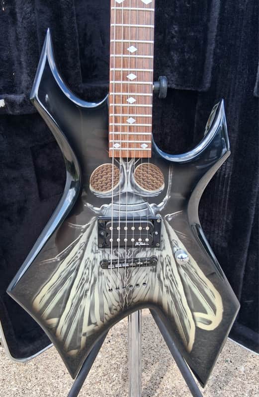 B.C. Rich The Fly Limited Edition Body Art 2000s - Black image 1