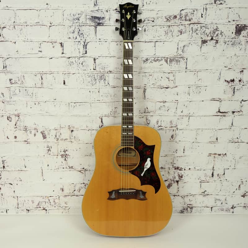 Vintage 1970s Angelica "Dove" Acoustic Guitar (Model 9470) - Made in Japan image 1