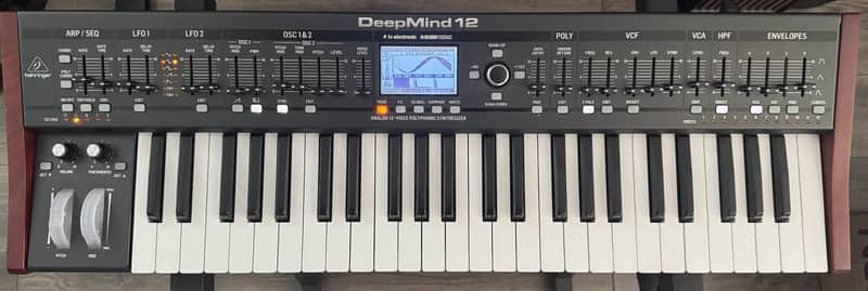 REFURBISHED - Behringer DeepMind 12 49-Key 12-Voice Polyphonic Analog Synth 2016 - Present - Black image 1