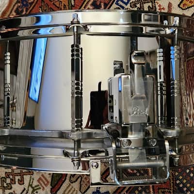 STUDIO SALE! Pearl Free Floating COS Snare 1983 Japan image 6