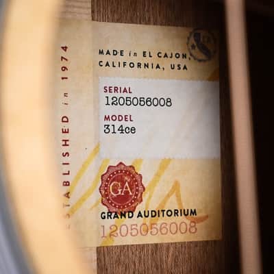 Taylor Next Generation 314ce w/ Sitka Spruce Top & Sapele Back and Sides Acoustic/ Electric Guitar- Natural 2026 (1205056008) image 13