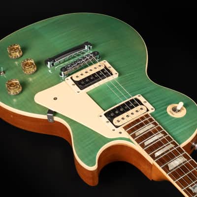2014 Gibson 120th Anniversary Les Paul Classic - Seafoam Green | USA '57 Classic Zebra Humbucker Pickups Push/Pull Coil Split Active Boost | CoA OHSC image 7