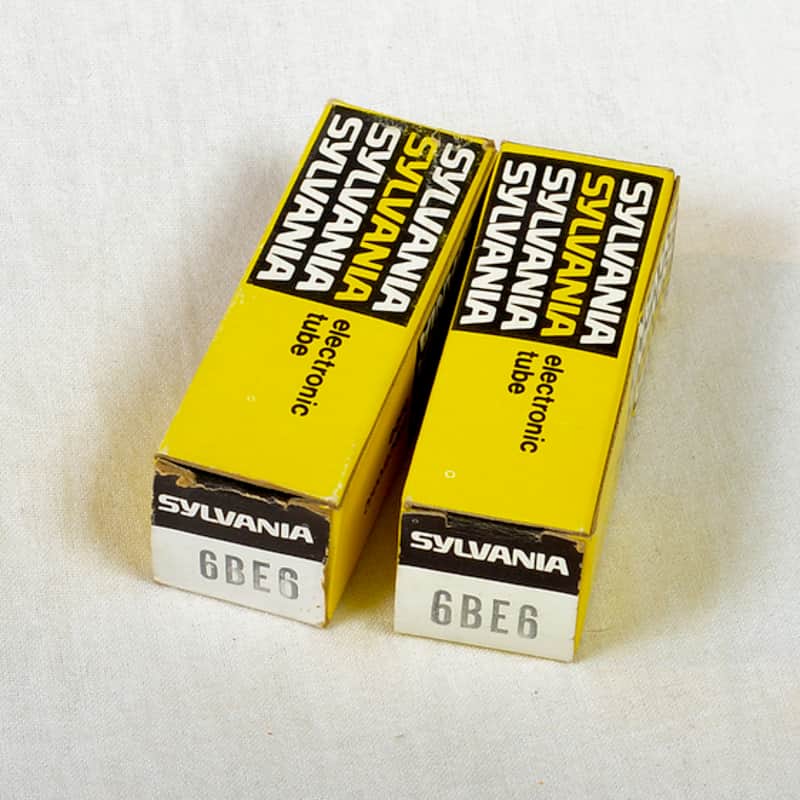 Sylvania 6BE6 (Pair) NOS Tested image 1