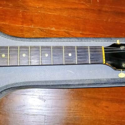 Vintage 1960 Harmony Silvertone STRATOTONE 1421 Guitar with Original Case image 3