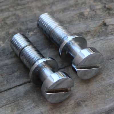 Vintage 1960's Gibson Tailpiece Studs Chrome Les Paul SG ES 1969 1971 1973 1970's image 4
