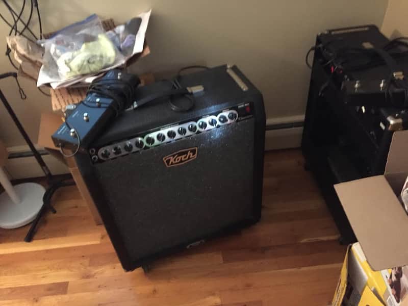 Koch Classictone, vintage series, 45watt, reverb, trem OD,5 pole foot switch,both Exc cond,hav 2 amps Condition: Excellent image 1