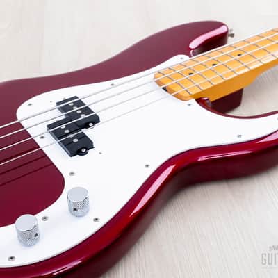 2011 Fender Precision Bass ‘57 Vintage Reissue PB57 Candy Apple Red Near-Mint, Japan MIJ image 6