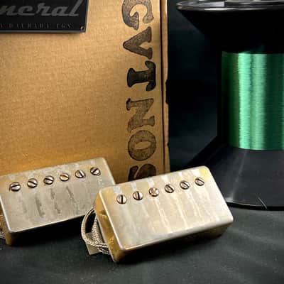 General Vintage Tone  General Vintage Tone  1957  PAF Humbuckers Double Black Celullose acetate Les image 4