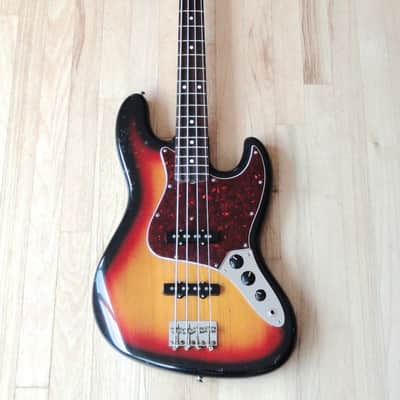 1982 Squier JV '62 Jazz Bass Sunburst Japan MIJ Fender USA Custom Shop Pickups image 2
