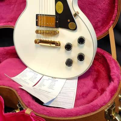 Gibson Vintage 2001 Les Paul Custom, Alpine White, Gold Hardware, w/HSC NOS image 4