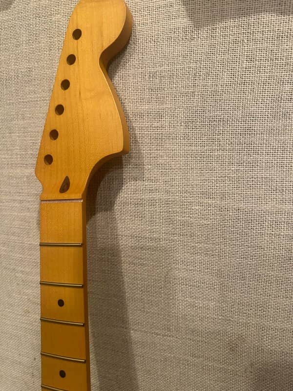 Brand New Warmoth Stratocaster Replacement Neck - Vintage Tint Satin Nitro image 1