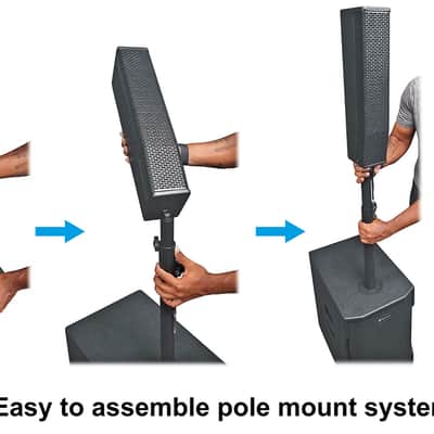 (2) Rockville TITAN COLUMN 12 Pro/DJ Powered Array Speakers w/12" Subs+Carry Bag image 11