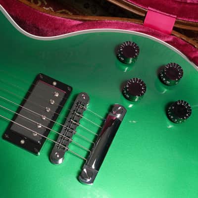 Gibson Custom Shop Order Custom Collection Les Paul Custom Planet Green Metallic-2016 image 8