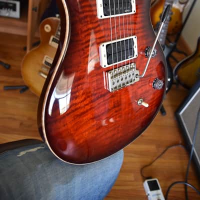 PRS CE-24, 2022, Active high output electronics, Fire red, Nice! image 9