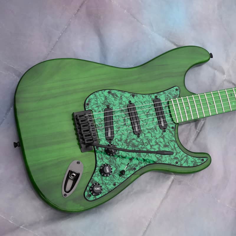 Custom Pre-order! Stratocaster HHH Green Black Hot Rails 5-Way Coil Split image 1