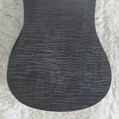 Tagima LUMI-X BK Black Smart Acoustic-Electric Guitar - Built-in Effects-B Stock image 3