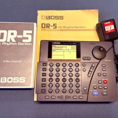 Boss DR-5 Dr. Rhythm Section Drum Machine w/Power Supply, Owner's Manual & Video Mint image 1