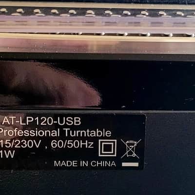 Audio-Technica AT-LP120-USB Direct Drive Professional Turntable 2016 - Black image 4
