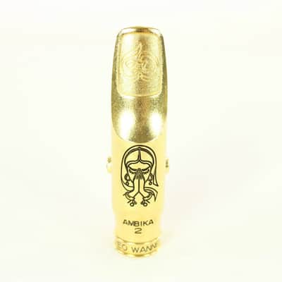Theo Wanne AMBIKA2 Gold 8 Tenor Saxophone Mouthpiece OPEN BOX image 1
