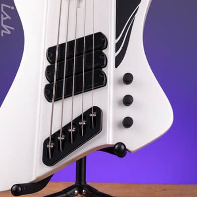 Dingwall D-Roc Standard 5-String Bass Ducati Pearl White image 5