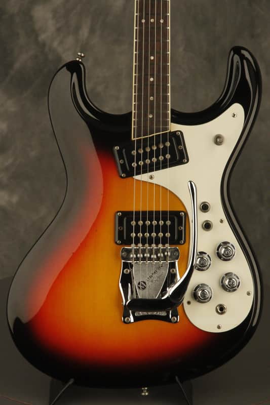 original 1973 Mosrite V-II Sunburst image 1