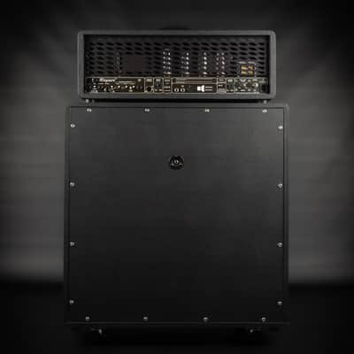 2005 Bogner Ecstasy 101B Top with Bogner 412ST Cab - Black | USA Boutique 3-Channel 100/50-Watt EL34 Tube Guitar Half Stack Amp Head Box with Class A/AB Switch image 9