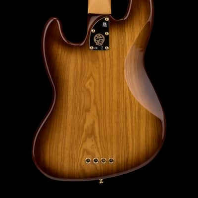 Fender 75th Anniversary Commemorative Jazz Bass (2021) - 2-Color Bourbon Burst #42694 with Original Hard Case image 2