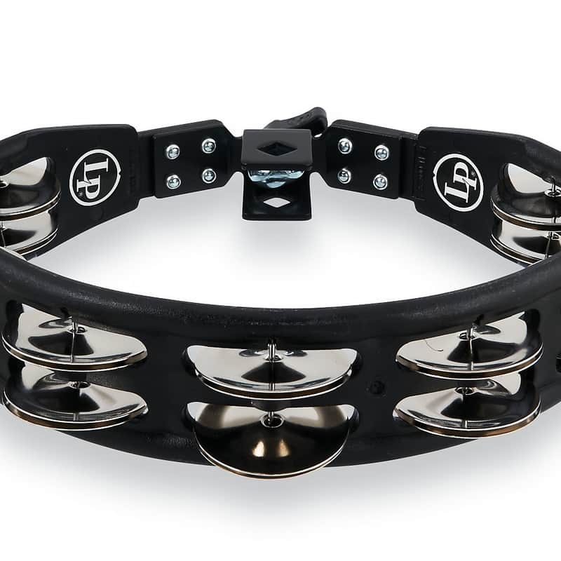 Photos - Percussion Latin Percussion LP160 Cyclops Mounted Tambourine - with Steel... Black 