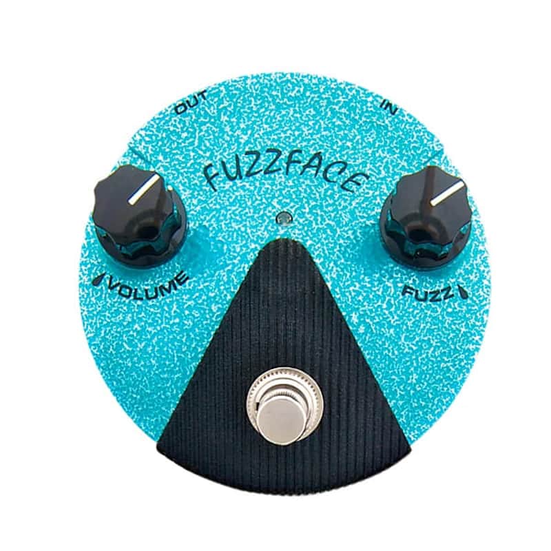 Dunlop Jimi Hendrix Fuzz Face Mini Turquoise Guitar Effects Pedal 2024 - Turquoise (TOP RATED) image 1