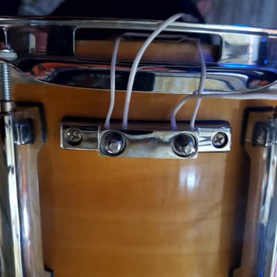 Pearl Masters Custom Maple 6.5x14" One-Piece Solid Maple Snare Drum with Chrome Hardware 1990s image 4