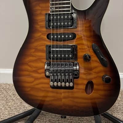 Ibanez S5470Q-RBB Prestige 2012 - 2014 - Regal Brown Burst image 4