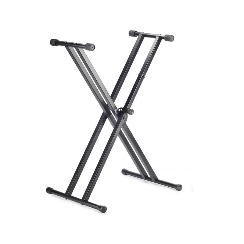 Stagg KXSQ5 Double Braced X-Style Keyboard Stand image 1